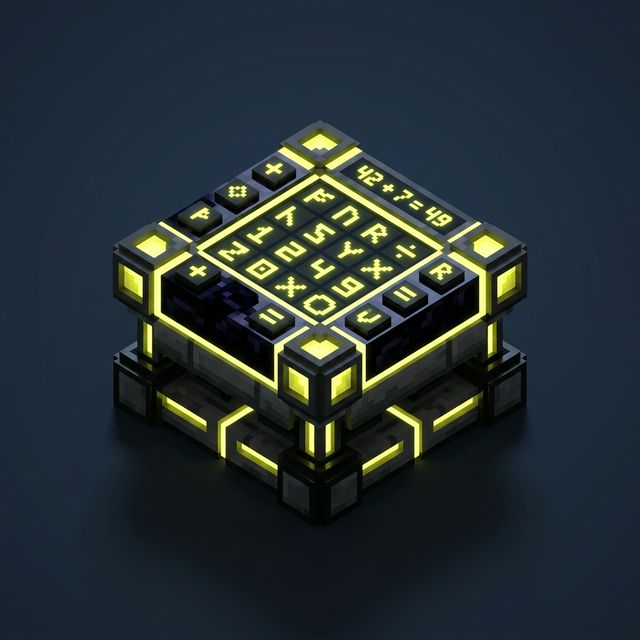 Minecraft circle calculator icon