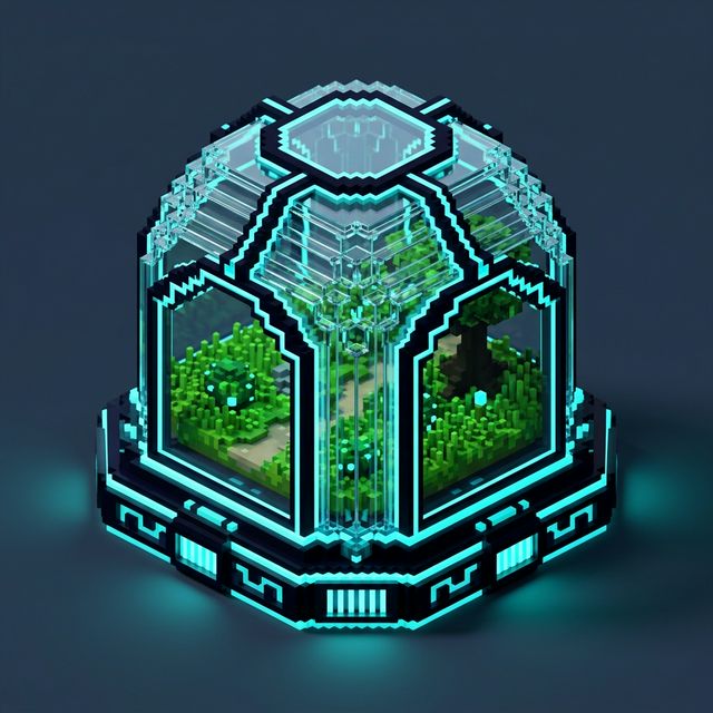 Minecraft dome building icon