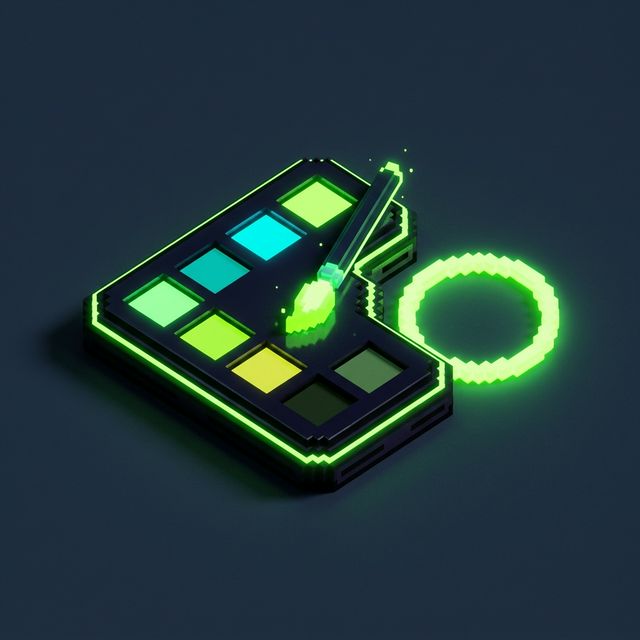 Minecraft pixel circle generator tool icon